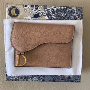 Dior Saddle Small Calfskin cardholder